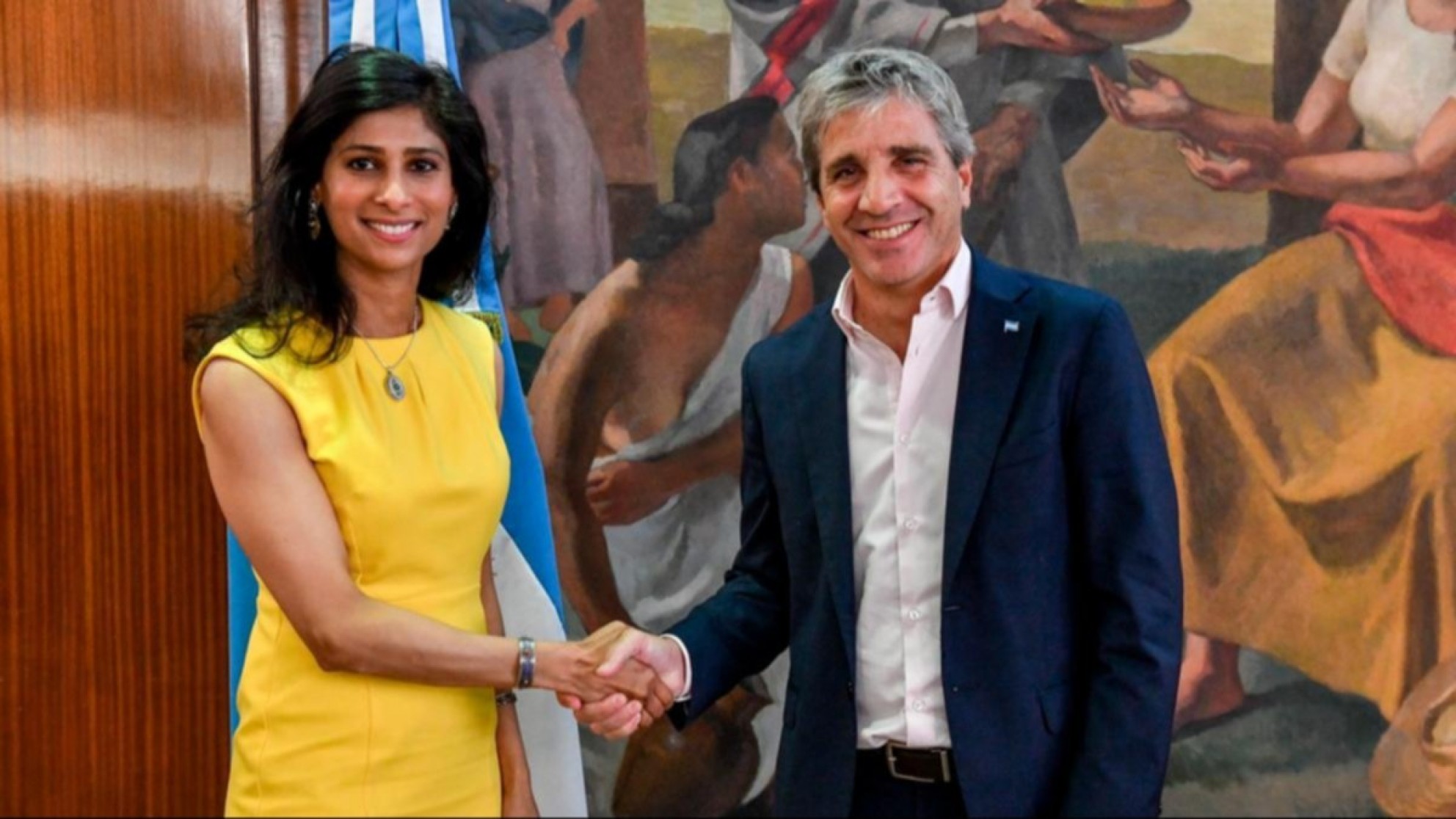 La subdirectora del FMI se reunió con Luis Caputo